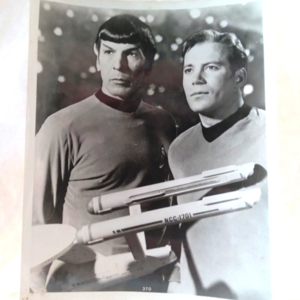 VINTAGE "Original Star Trek" 8x10 Black & White Photograph